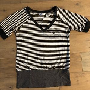 Adidas V-neck Striped shirt